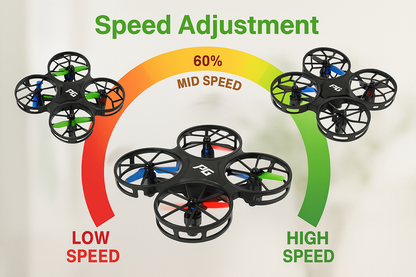 Mini Drone Dwi Dowellin 4.5" | Vuelo Fácil + Acrobacias